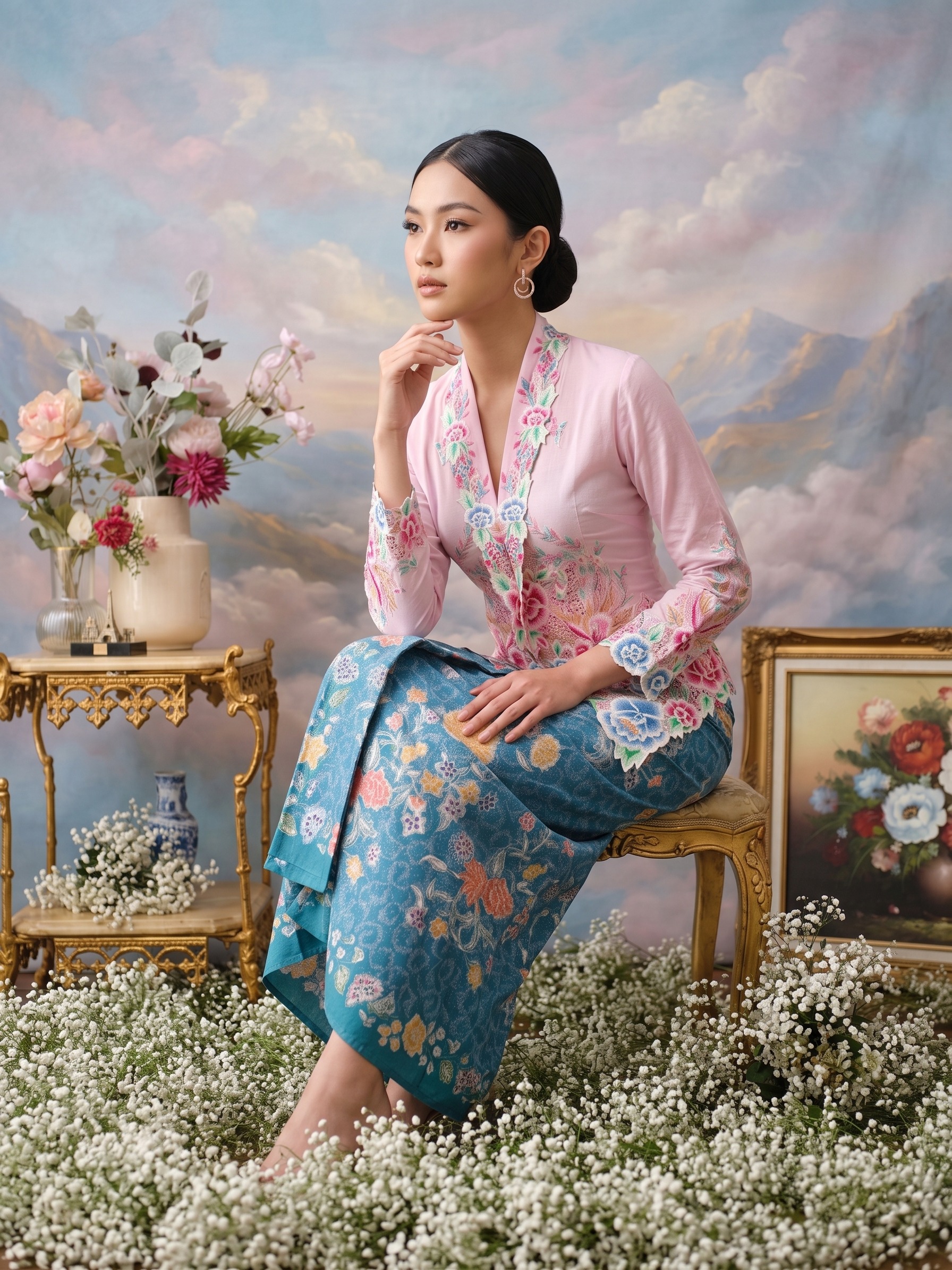 Kebaya Phoenix Vs Dragon