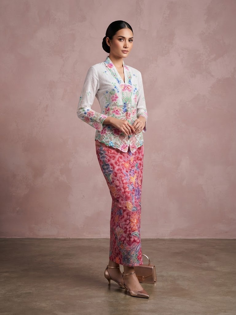 ZAALI - Kebaya Little Rose Flowery