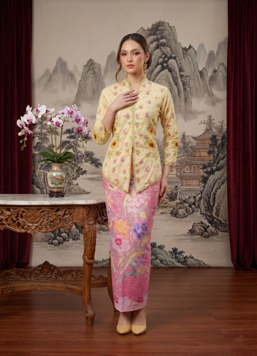 ZAALI - Kebaya Vintage Sunflower