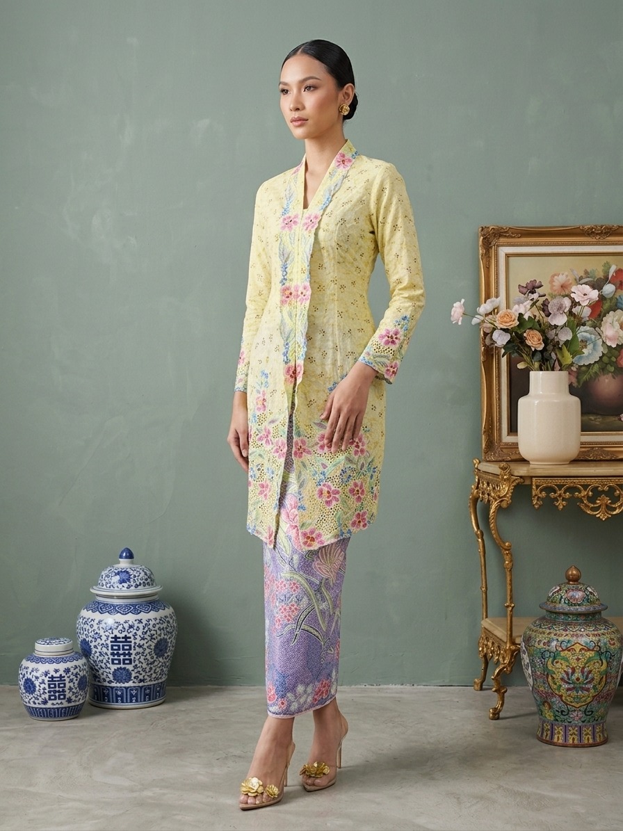 Long Kebaya Little Rose