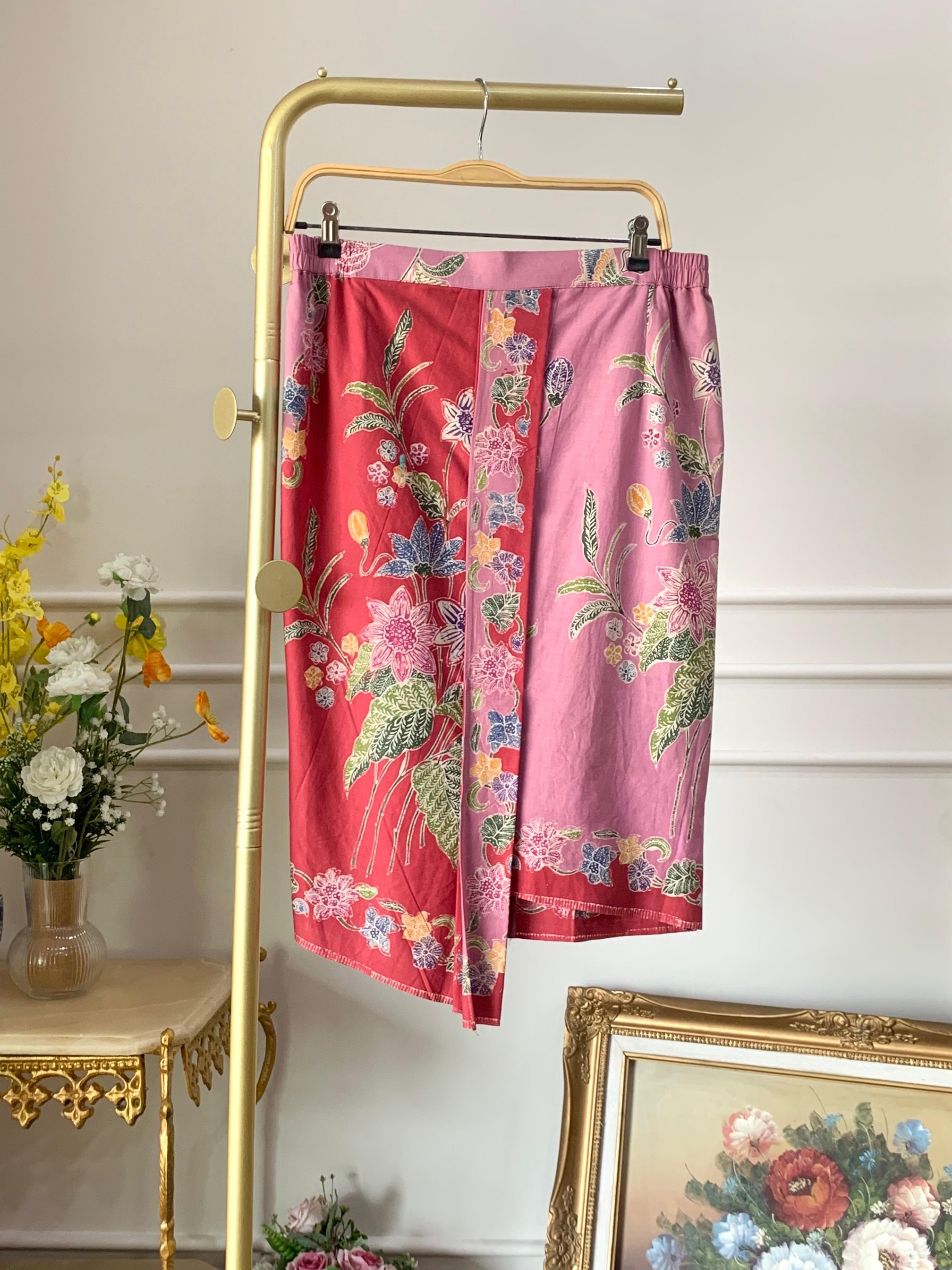ZAALI - Batik Midi Skirt 