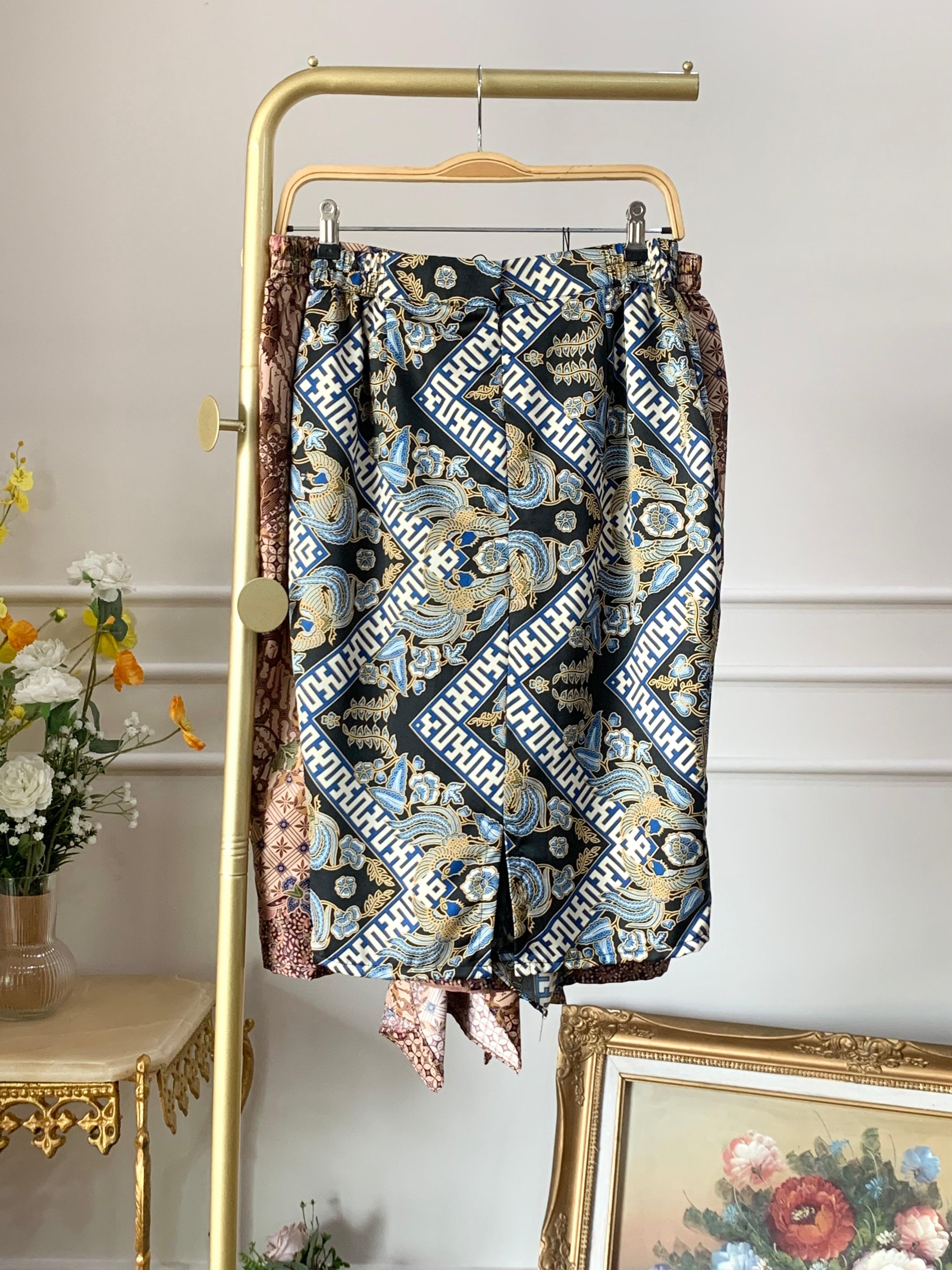 ZAALI - Batik Midi Skirt 