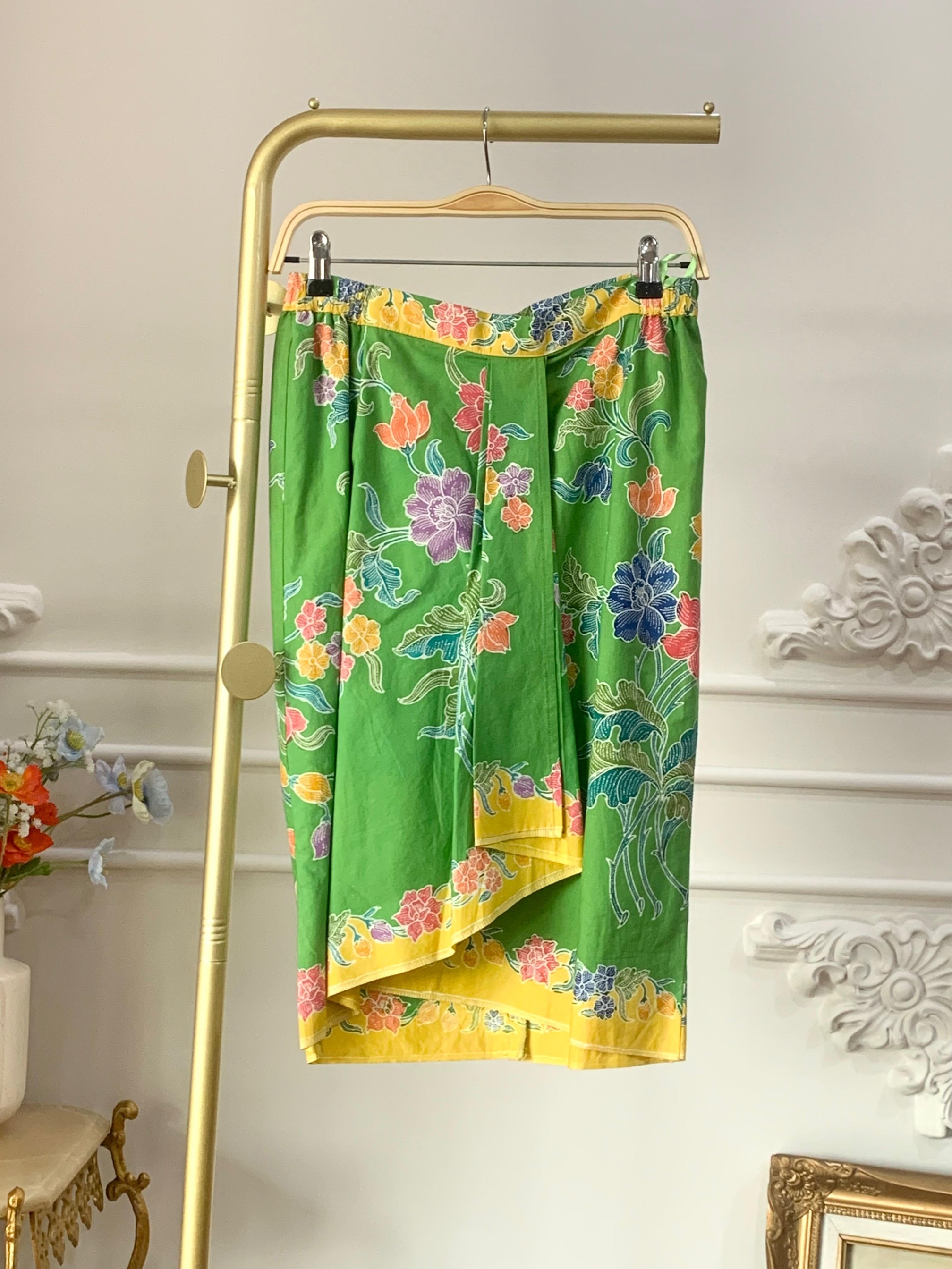 ZAALI - Batik Midi Skirt 