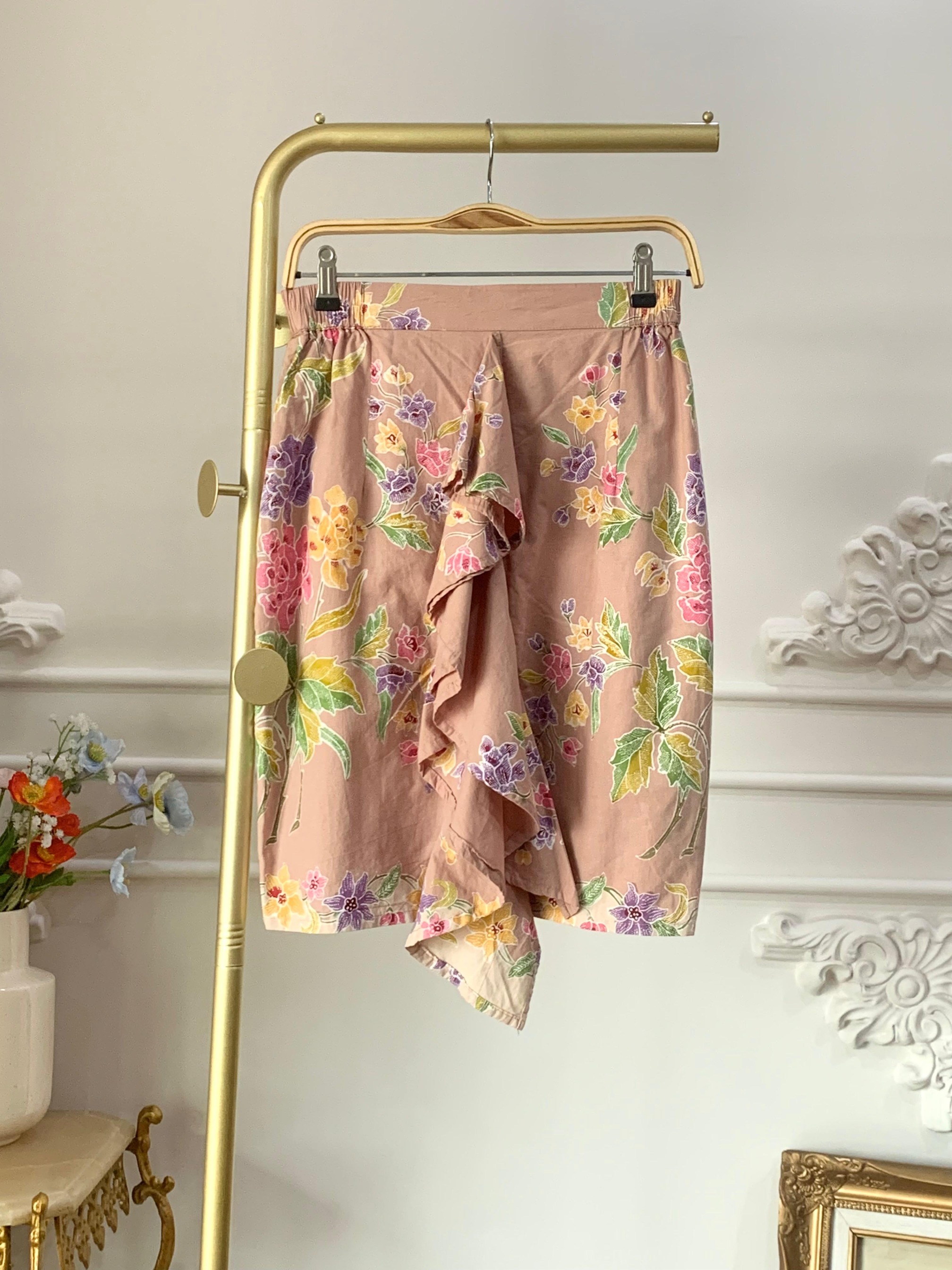 ZAALI - Batik Midi Skirt 