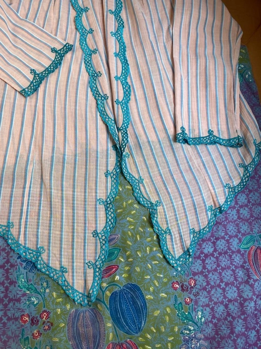 Image of ZAALI - Kebaya Stripe Tosca