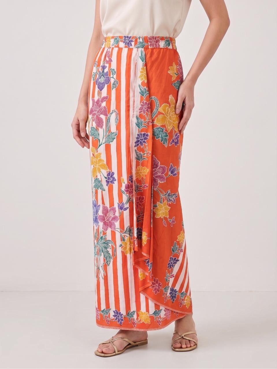 ZAALI - Batik Maxi Skirt