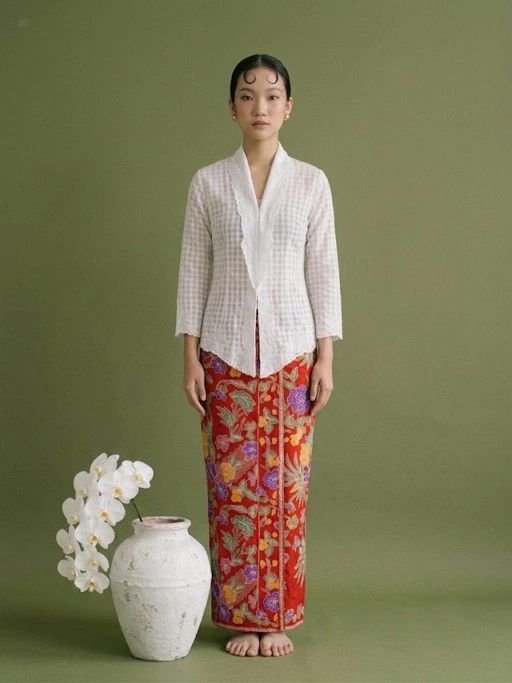 ZAALI - Kebaya Azalea Organza Embroidery