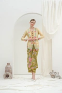 ZAALI Kebaya Dara Yellow Bougenville