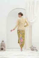 ZAALI Kebaya Dara Yellow Bougenville