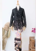 ZAALI - Kebaya Black Lotus