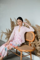 ZAALI - Kebaya Seruni Two Tone Embroidery