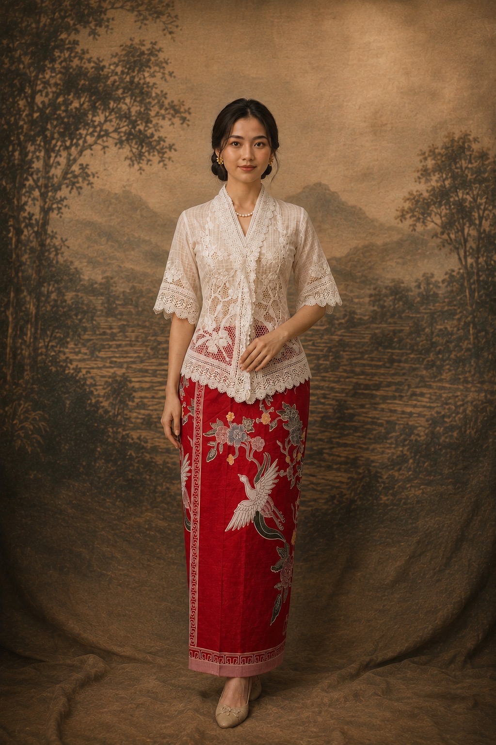 ZAALI - Kebaya Savine Orchid Lace