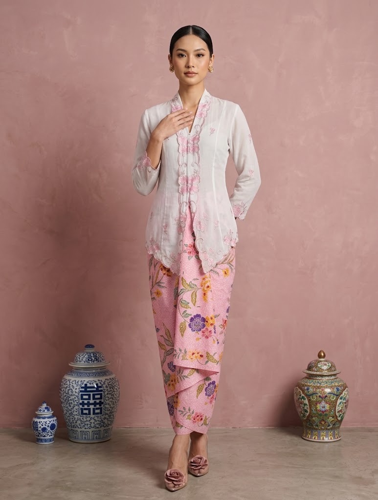 ZAALI - Kebaya Moisa Hibiscus