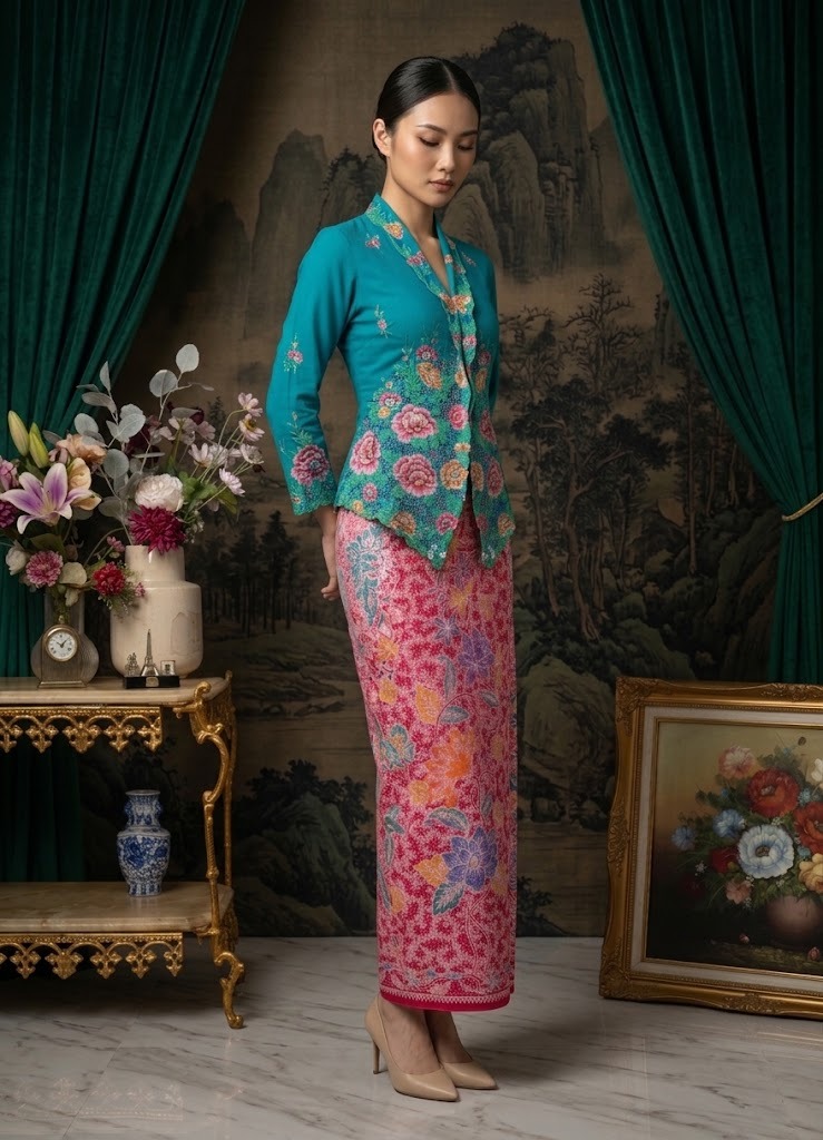 ZAALI - Kebaya Gardenia Rose