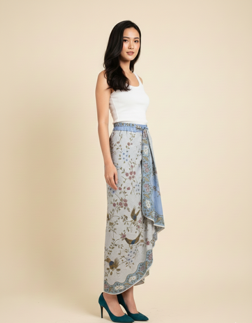 ZAALI - Batik Maxi Skirt