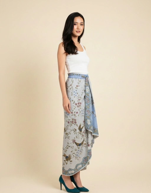 Image of ZAALI - Batik Maxi Skirt