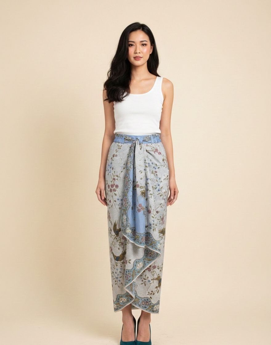 ZAALI - Batik Maxi Skirt