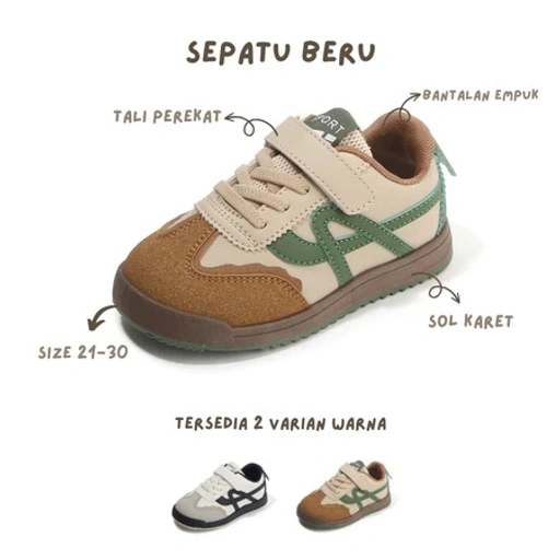 Image of Beru Sepatu Sneakers Anak Bayi Usia 1-5 tahun
