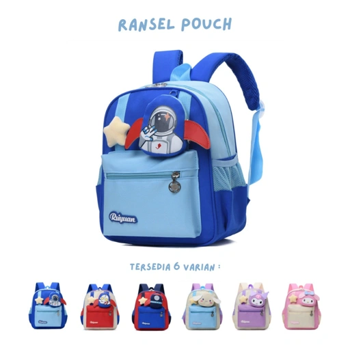 Image of Tas Ransel POUCH Backpack Sekolah Anak motif Sanrio Lucu