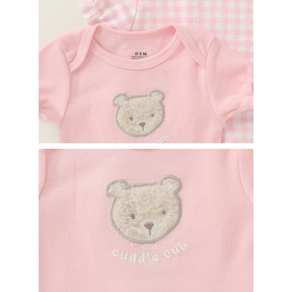 BABYPOTATO - Jumper Pendek Bayi 3SH Paket 3pcs Bodysuit Bayi Lucu 0-9bulan baju bayi newborn