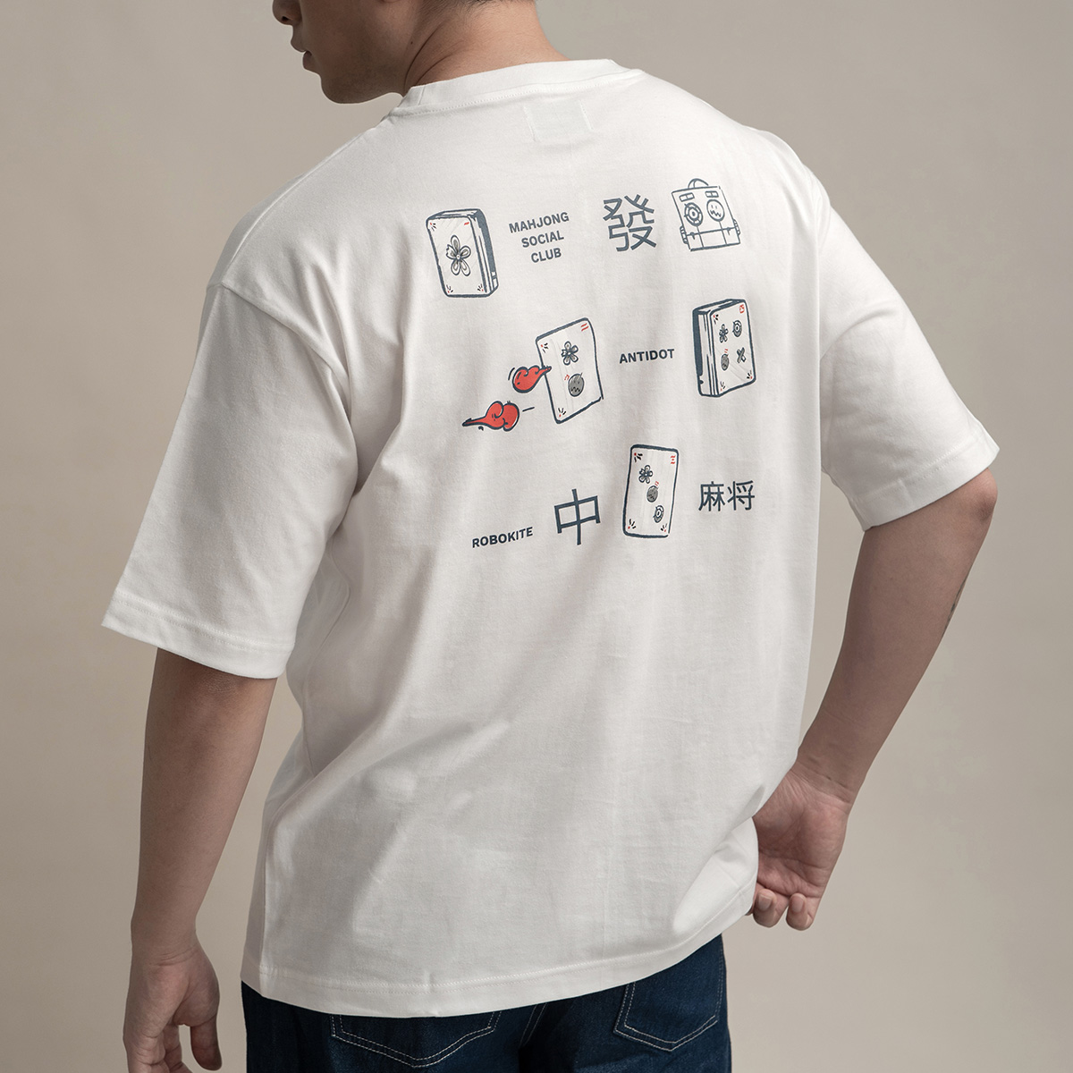 Mahjong Club Tee Antidot Studios x Robokite