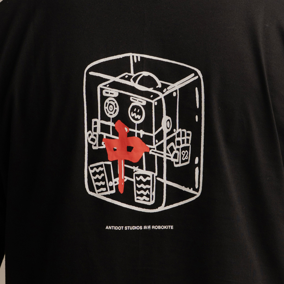 Robo Mahjong Tile Tee Antidot x Robokite