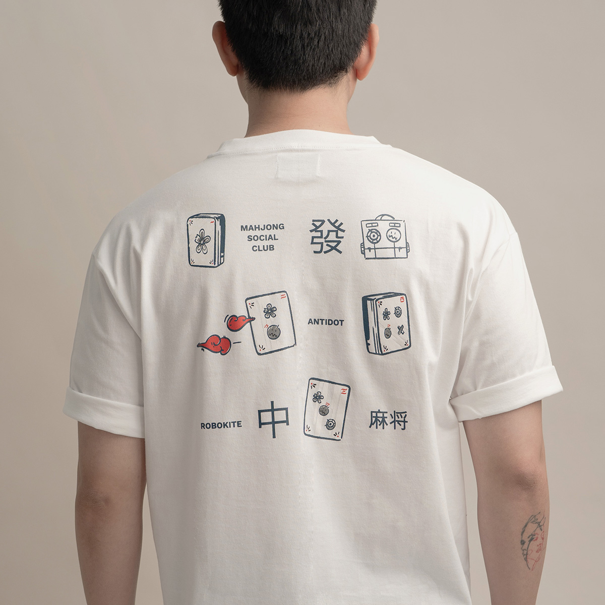 Mahjong Club Tee Antidot Studios x Robokite
