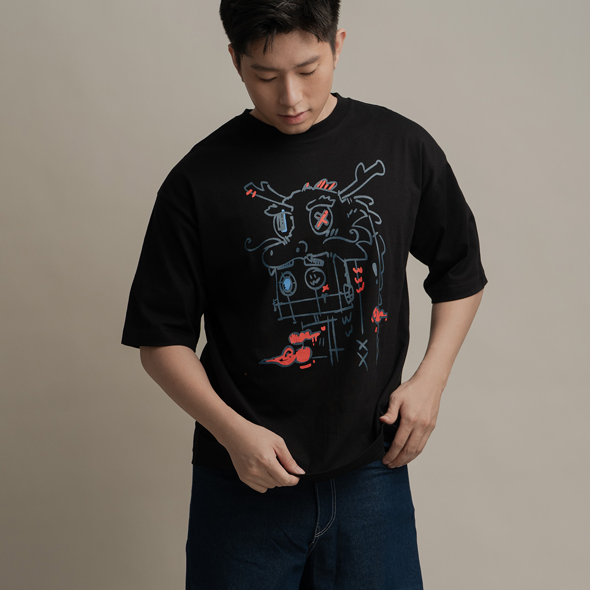 Robo Dragon Tee Antidot x Robokite