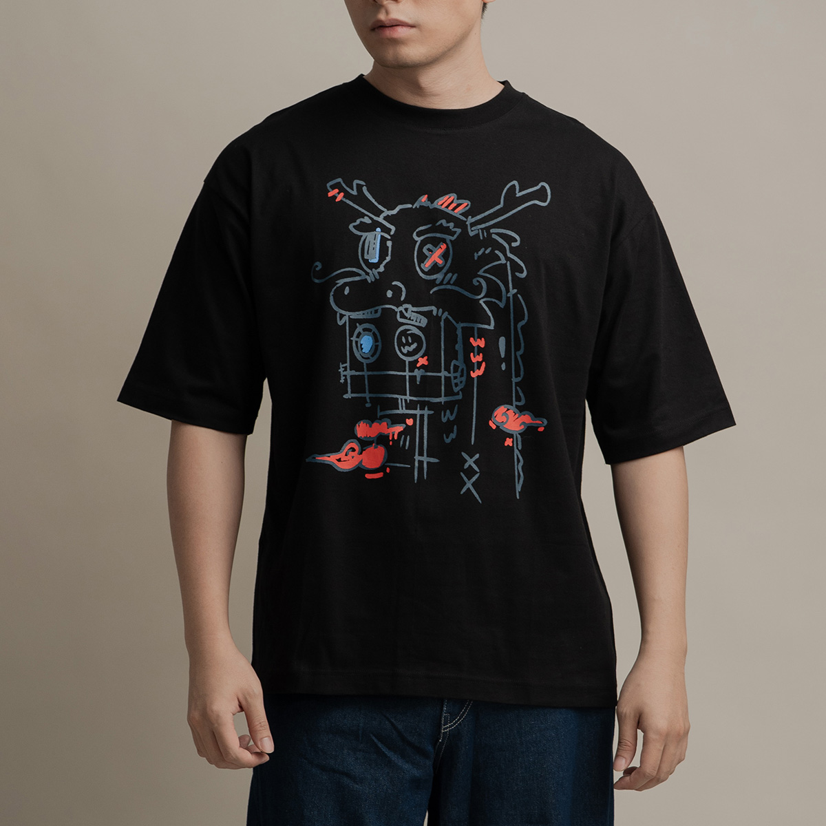 Robo Dragon Tee Antidot x Robokite