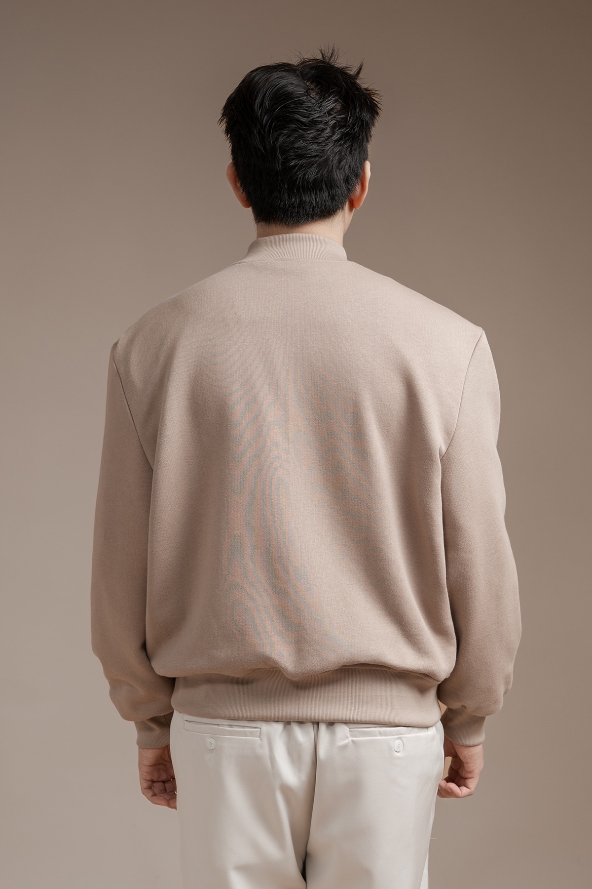 Chou Bomber Jacket in Latte