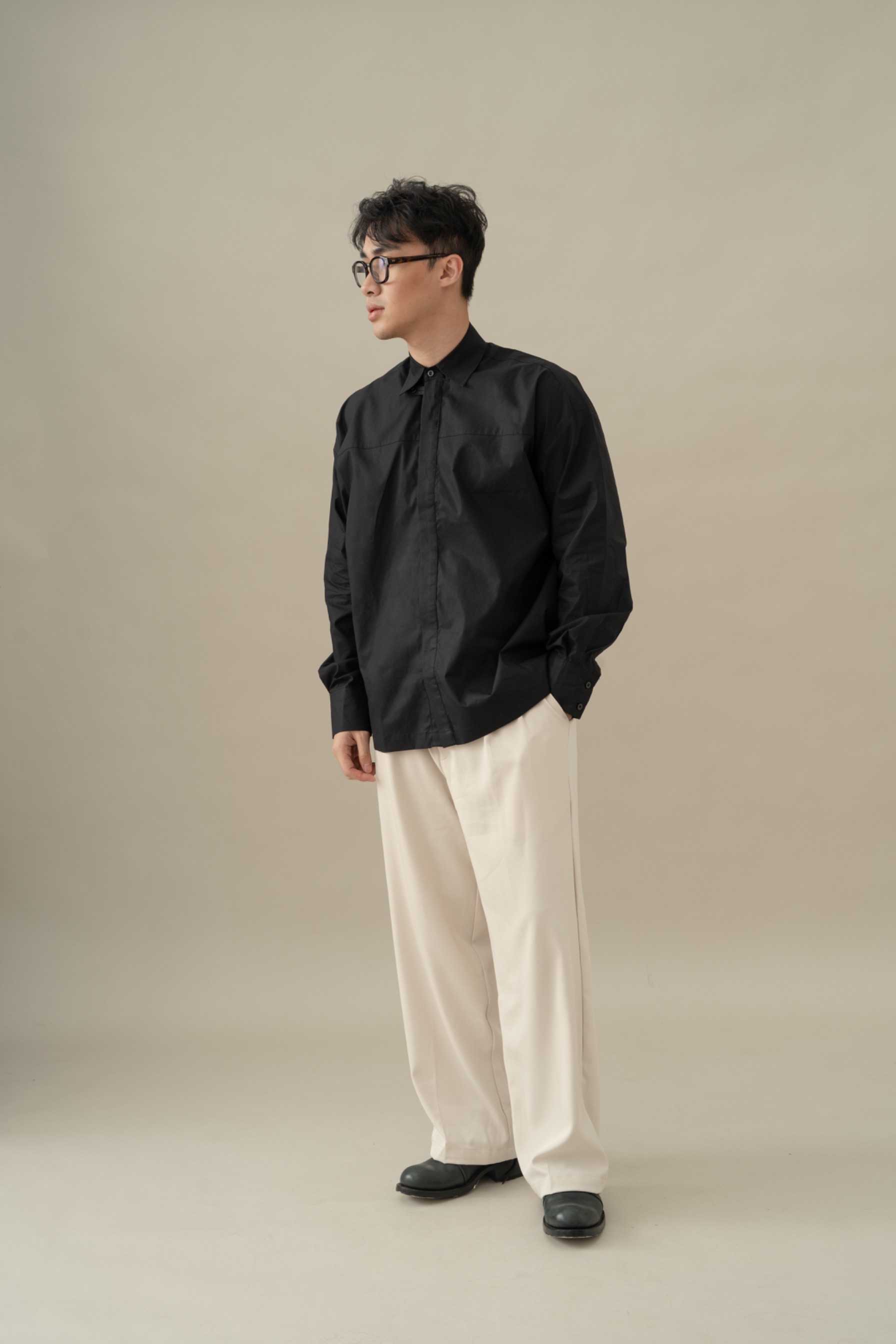 Nathan Shirt in Black