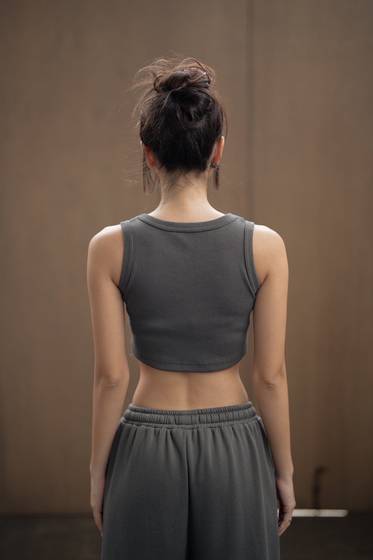 Charlotte Tank Top - Charcoal