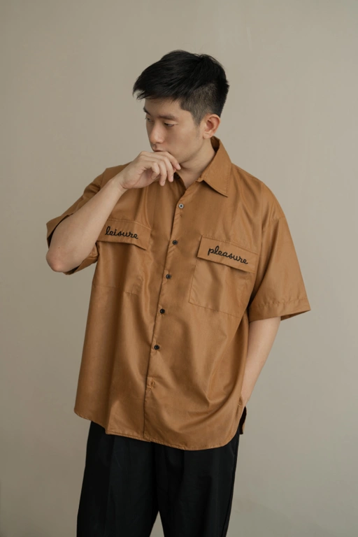 Image of Leisure Shirt Brown