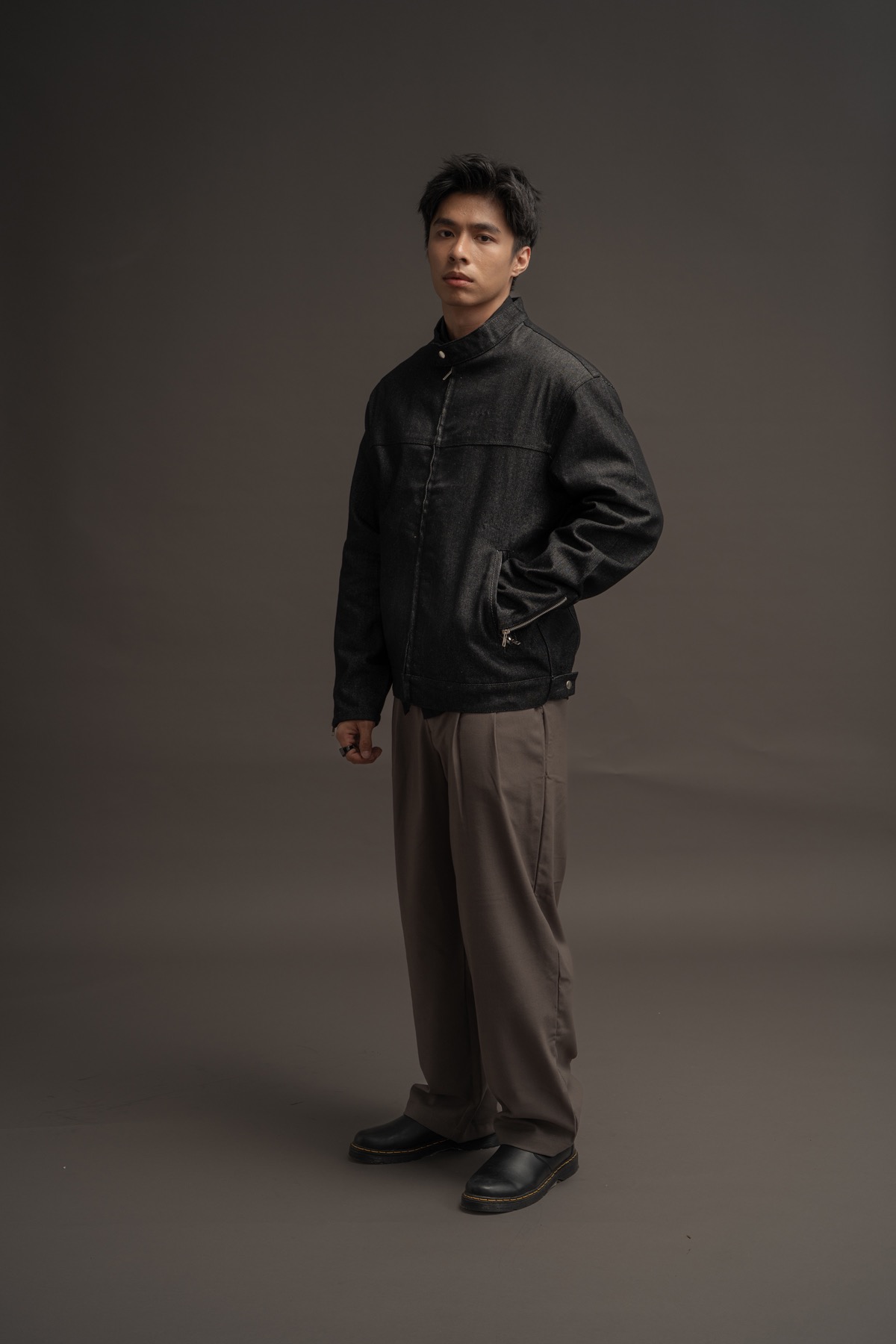 Authority Biker Denim Jacket