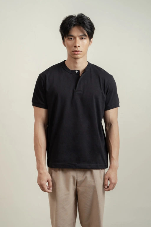 Fitted Henley Antidot Studios
