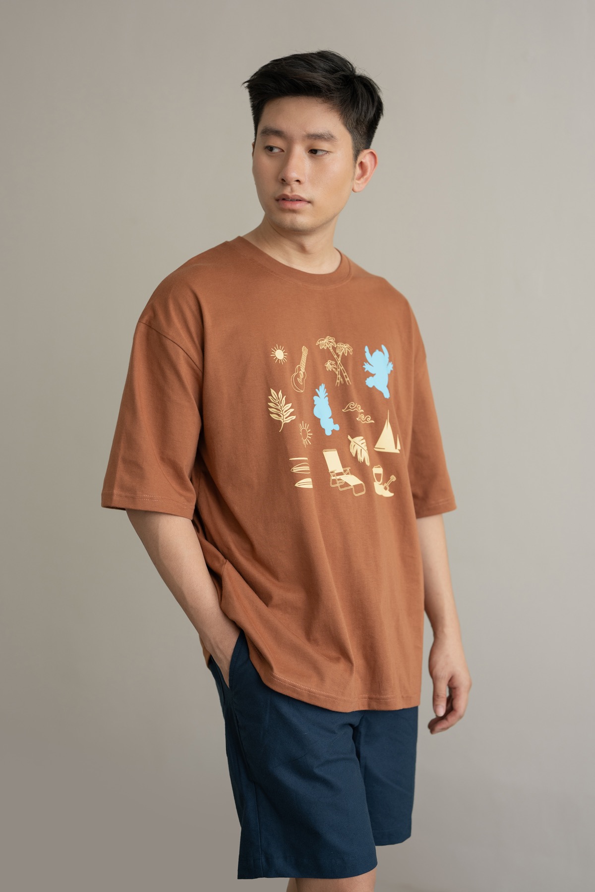 Seashore Brown T-Shirt