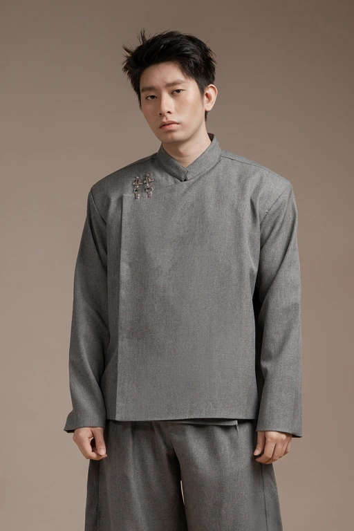 Image of Dustin Clasp Beskap in Granite