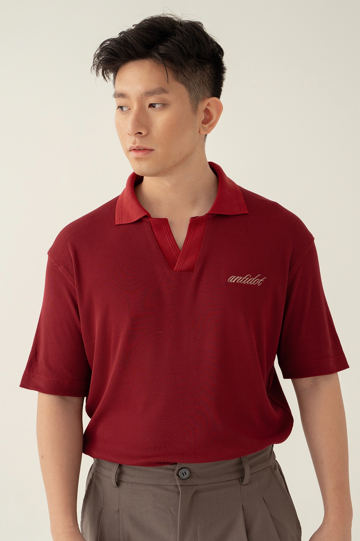 Edmund Polo Shirt - Crimson Red