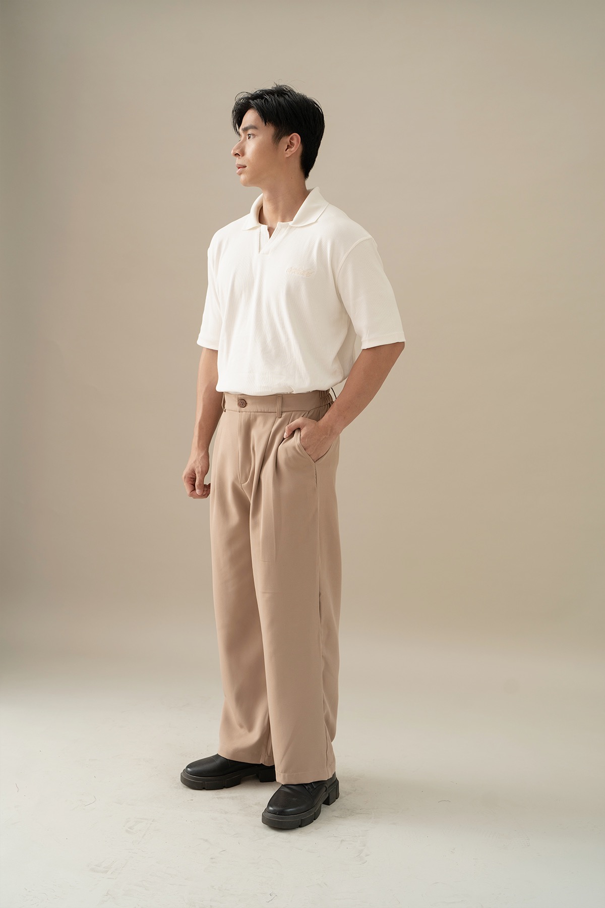 Edmund Heavyweight Polo Shirt
