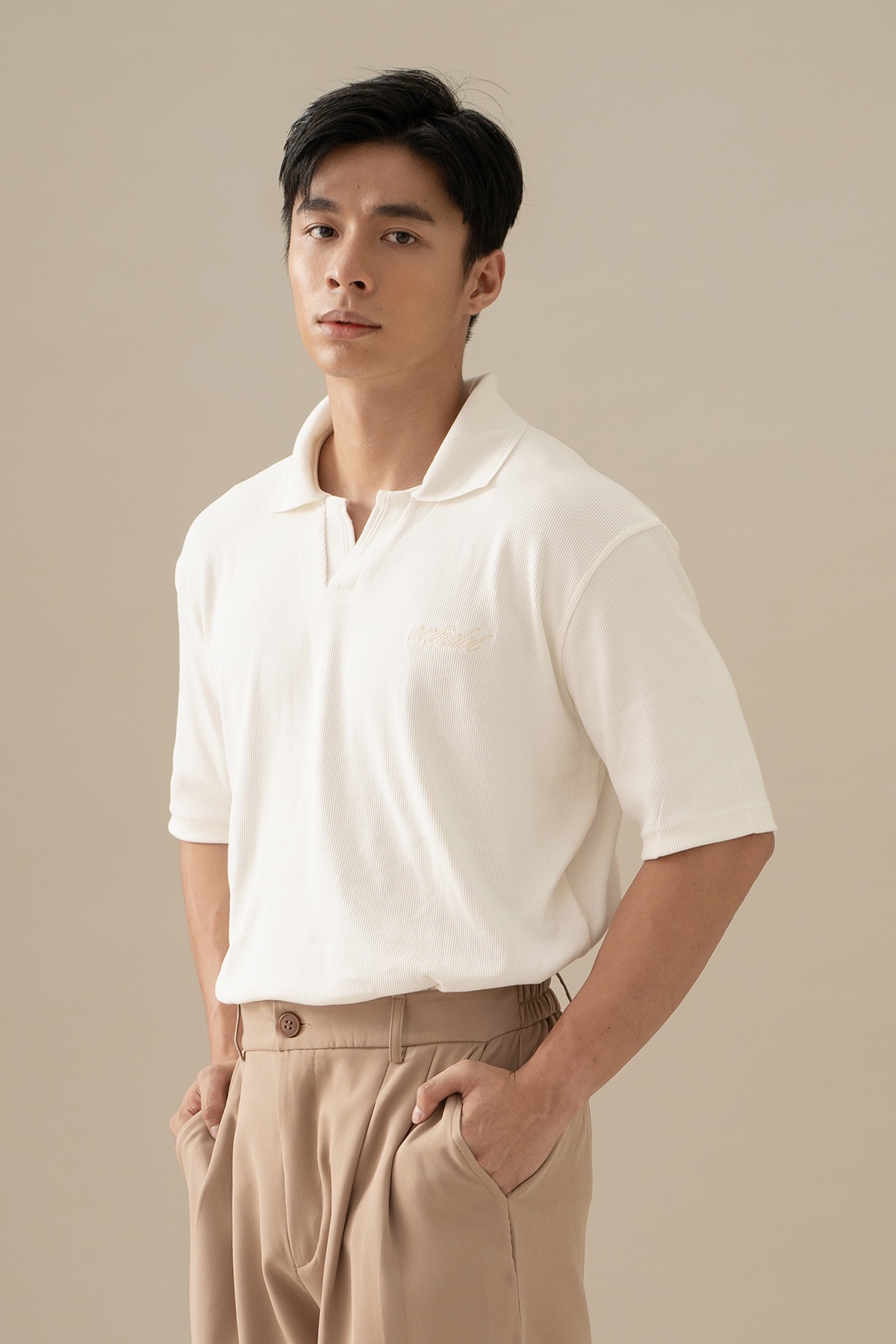 Edmund Heavyweight Polo Shirt