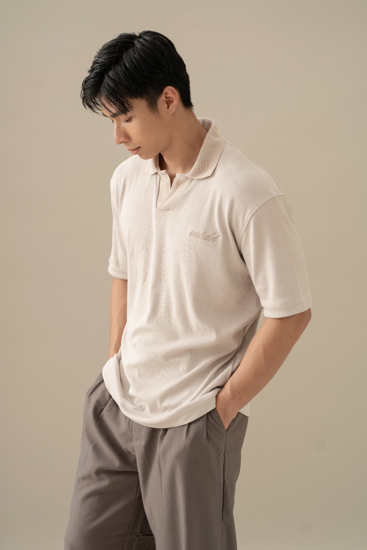 Edmund Heavyweight Polo Shirt