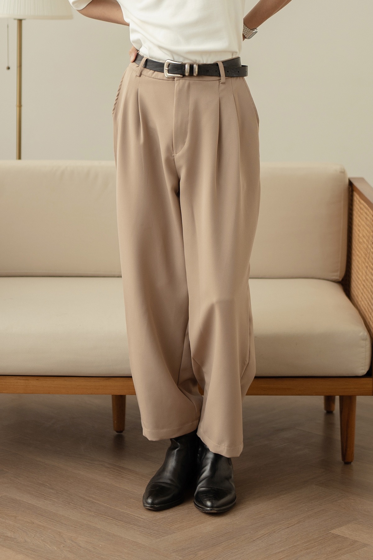 Luca Pleated Pants