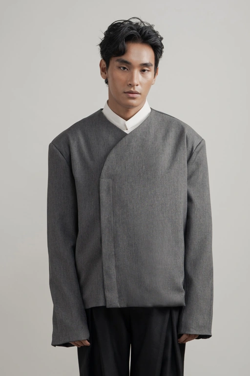 Image of Oscar Jacket in Granite