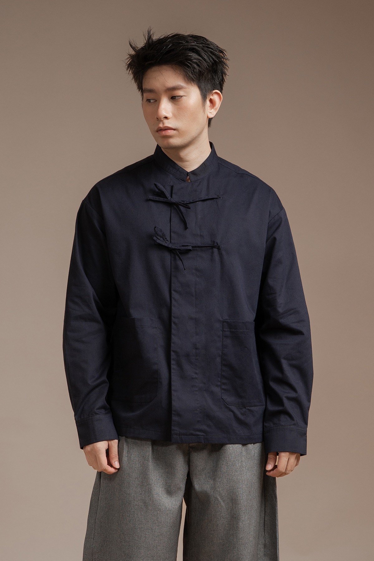 Sheng Long Shirt in Navy