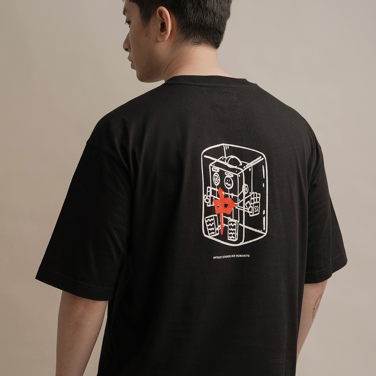 Mahjong Tile Tee Antidot x Robokite