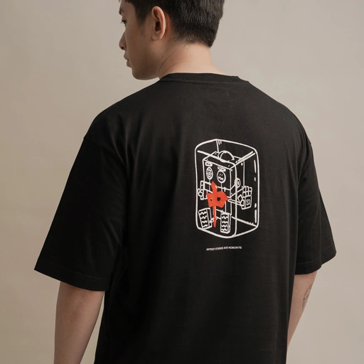 Mahjong Tile Tee Antidot x Robokite