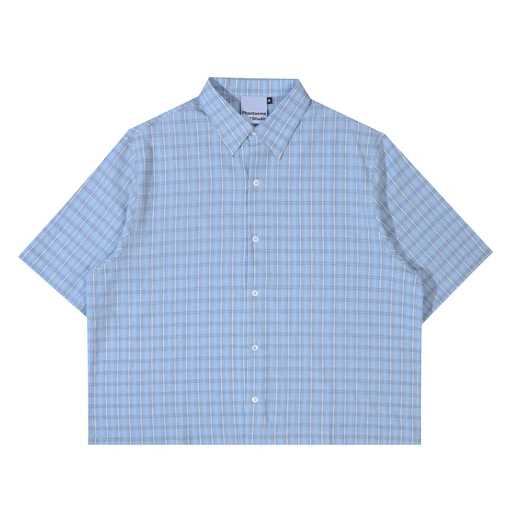 Image of Jansen 2.0 Plaid Boxy Crop Shirt. New Color 2026!