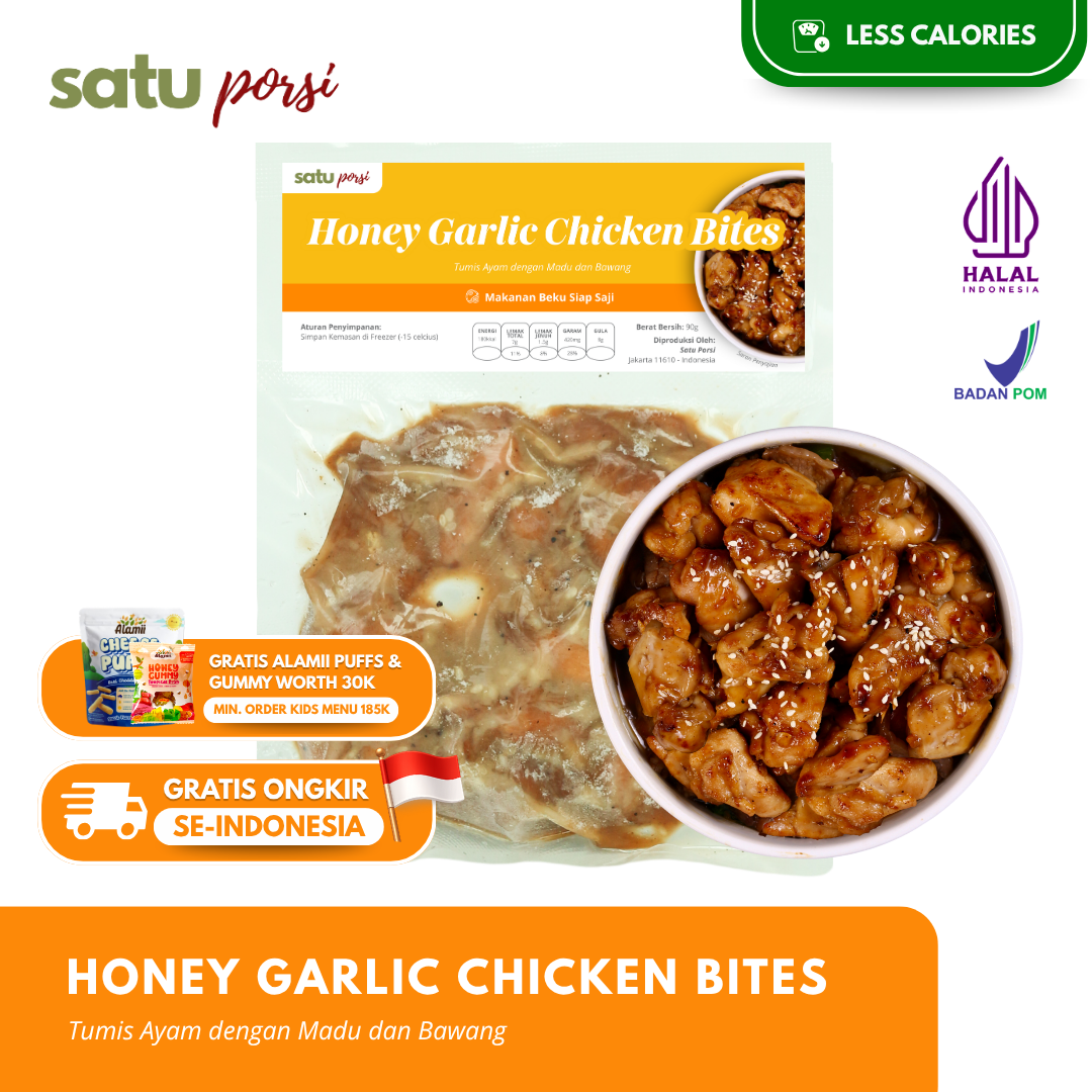 Satu Porsi Honey Garlic Chicken Bites
