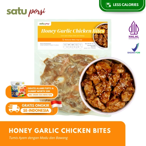Satu Porsi Honey Garlic Chicken Bites