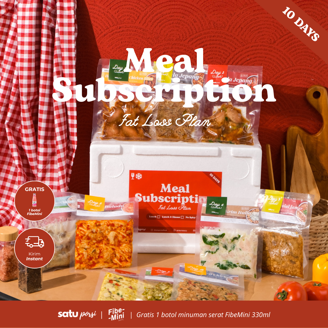 Satu Porsi 10 Days Meal Subscription: Fat Loss Plan
